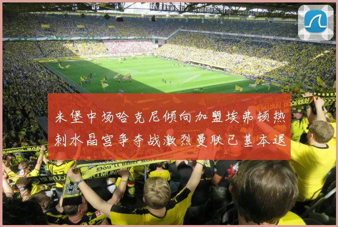 米堡中场哈克尼倾向加盟埃弗顿热刺水晶宫争夺战激烈曼联已基本退出竞争